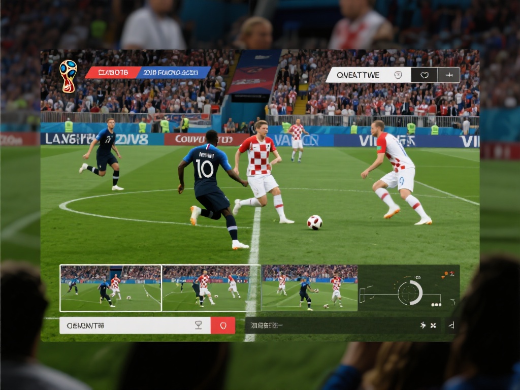 在线观赛世界杯 精彩对决即时呈现 以2018年世界杯决赛为例,法国队与克罗