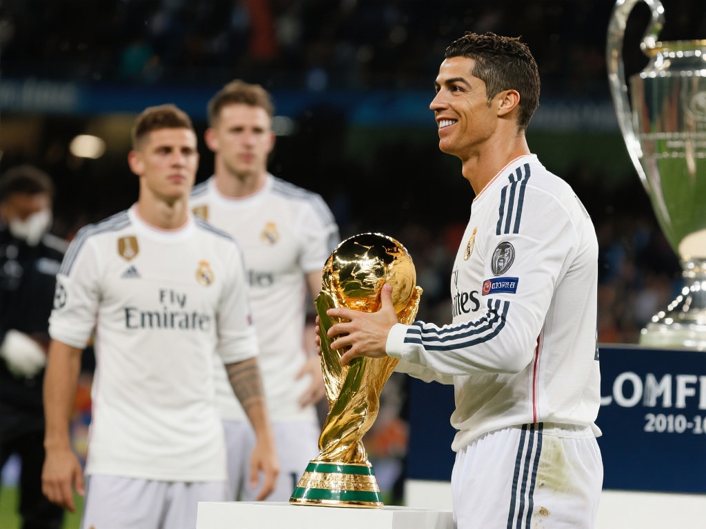 历史第一!C罗成唯一横扫四大顶级联赛金靴的传奇 随后,他转会至西班牙的皇家马德里队,在这